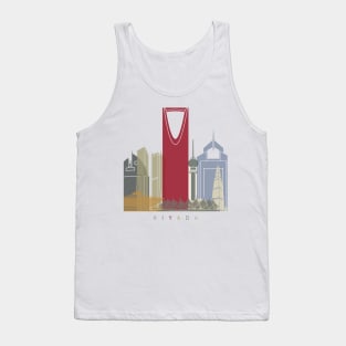 Riyadh skyline poster Tank Top